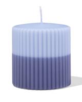 HEMA Stompkaars ⌀10x10cm Rib Blauw (blauw)