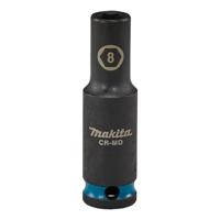 Makita E-16259 Impact Black Krachtdop 3/8" lang | 8 mm Makita E-16259 Impact Black Krachtdop 3/8" lang | 8 mm