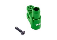 Traxxas - Servo horn, steering, 6061-T6 aluminum (green-anodized) (TRX-7747-GRN) - thumbnail