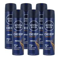 Nivea Men Deep Espresso Anti-Transpirant Spray Voordeelverpakking