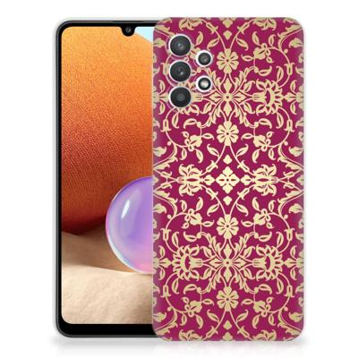 Siliconen Hoesje Samsung Galaxy A32 4G | A32 5G Enterprise Editie Barok Pink