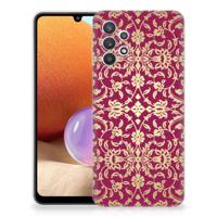 Siliconen Hoesje Samsung Galaxy A32 4G | A32 5G Enterprise Editie Barok Pink