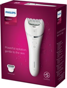 Philips 8000 series Epilator Series 8000 BRE710/00 Wet & Dry-epileerapparaat