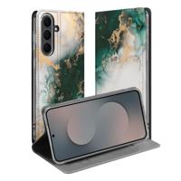 Wallet Case Samsung Galaxy S25FE Marmer Groen