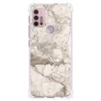 Motorola Moto G30 | G20 | G10 Anti-Shock Hoesje Marmer Beige