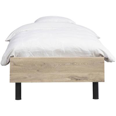 Leen Bakker - Bed Nova Comfort - Eikenkleur - 90x200 Cm - Spaanplaat - Bruin