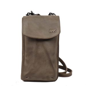 Bear Design Phone Bag Zoey Telefoontasje Slate