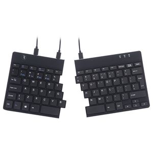 R-Go Tools R-Go Split Break Ergonomisch Toetsenbord, QWERTY (US), zwart, bedraad