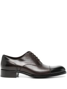 TOM FORD chaussures en cuir à lacets - Marron