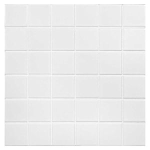 Aquacolor Porcelai Wandtegel | 30x30 cm | Mat Wit