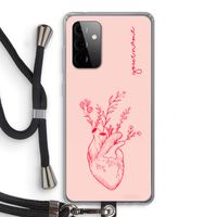 Blooming Heart: Samsung Galaxy A72 5G Transparant Hoesje met koord