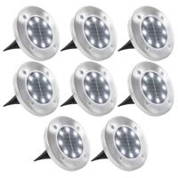 VidaXL Grondlampen 8 st solar led wit