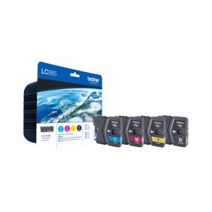 Brother Inktcartridge LC-985 Origineel Combipack Zwart, Cyaan, Magenta, Geel LC985VALBPDR