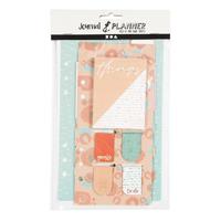 Post-it en boekenlegger set, afm 10,3x22 + 13,8x22 cm, goud, rood, koraal, 2 vel/ 1 doos