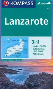 Wandelkaart 241 Lanzarote | Kompass