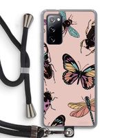 Tiny Bugs: Samsung Galaxy S20 FE / S20 FE 5G Transparant Hoesje met koord