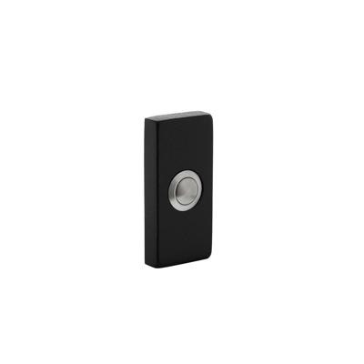 Beldrukker rechthoekig verdekt 65x30x10mm rvs