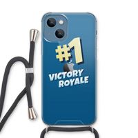 Victory Royale: iPhone 13 Transparant Hoesje met koord