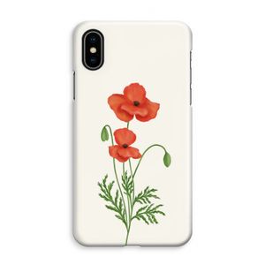 Red poppy: iPhone XS Max Volledig Geprint Hoesje