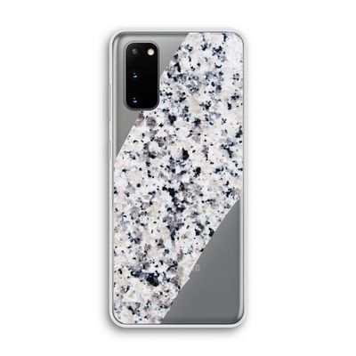 Gespikkelde marmer: Samsung Galaxy S20 Transparant Hoesje