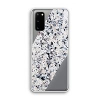 Gespikkelde marmer: Samsung Galaxy S20 Transparant Hoesje