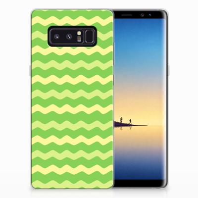 Samsung Galaxy Note 8 | TPU bumper | Waves Green