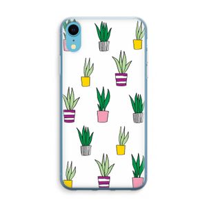 Sanseveria: iPhone XR Transparant Hoesje