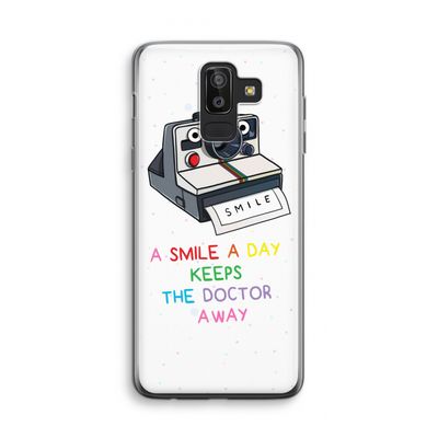 Smile: Samsung Galaxy J8 (2018) Transparant Hoesje