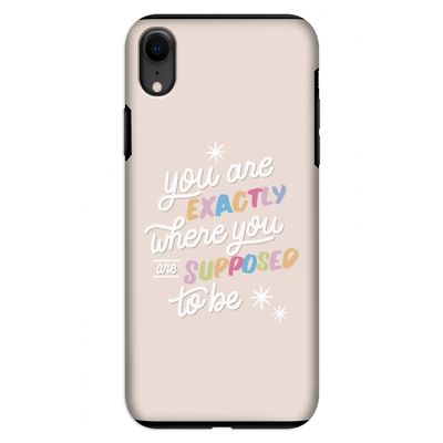 Right Place: iPhone XR Tough Case