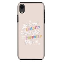 Right Place: iPhone XR Tough Case