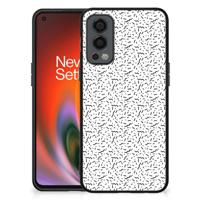 OnePlus Nord 2 Back Case Stripes Dots OnePlus Nord 2 Back Case Stripes Dots