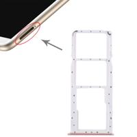 2 SIM-kaarthouder + Micro SD Card lade voor Huawei genieten van 8 Plus(Pink)