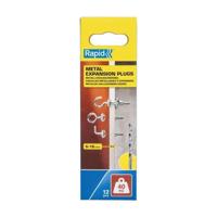 Expansiepluggen - Rapid - 5001557 - Metaal - Ø11x37 - Pak van 12 stuks
