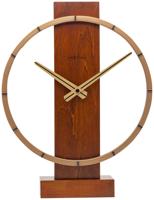 NeXtime NE-5226BR Tafelklok Carl Table 34x27cm Hout Bruin