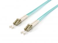 Equip LC/LС 50/125μm 20m Glasvezel kabel OM3 Turkoois