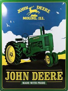 Nostalgic Art wandbord John Deere Made with Pride