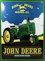 Nostalgic Art wandbord John Deere Made with Pride