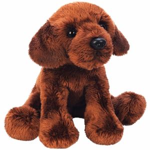 Pluche Labrador knuffel hond bruin 12 cm