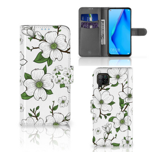 Huawei P40 Lite Hoesje Dogwood Flowers