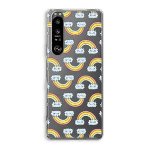 Regenboog: Sony Xperia 1 III Transparant Hoesje