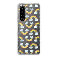Regenboog: Sony Xperia 1 III Transparant Hoesje