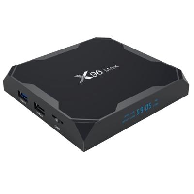 X96 Max 4K Ultra HD Media Player Smart TV Box with Remote Controller Android 8.1 Amlogic S905X2 Quad Core ARM Cortex-A53 up to 2GHz 4GB+32GB Suppo