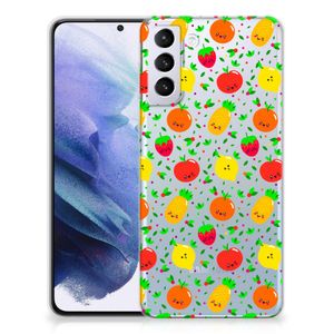 Samsung Galaxy S21 Plus Siliconen Case Fruits