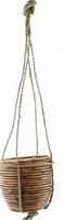 Hangpot streep brons d18h16cm - Van der Leeden - thumbnail