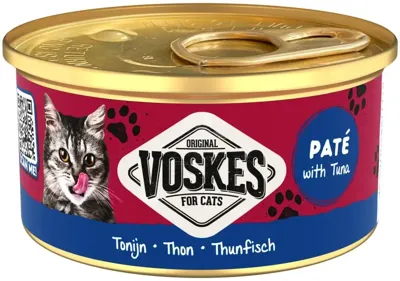 Voskes kattenpaté tonijn 85g
