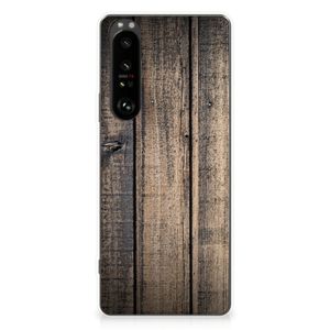 Sony Xperia 1 III Bumper Hoesje Steigerhout