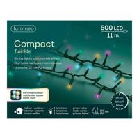 Led compact 11 meter 500 LED groen/multicolor Lumineo - Lumineo
