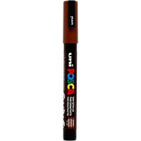 Uni-Posca Posca marker, afm pc-3m, lijndikte 0,9-1,3 mm, fijn, bruin, 1 stuk