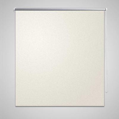VidaXL Rolgordijn verduisterend 100 x 175 cm crême