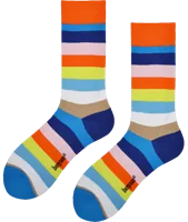 Benyson Sokken Regenboog - Organisch katoen 1- Paar - Vrolijke katoenen sokken met leuke en grappige print - Dames - Heren